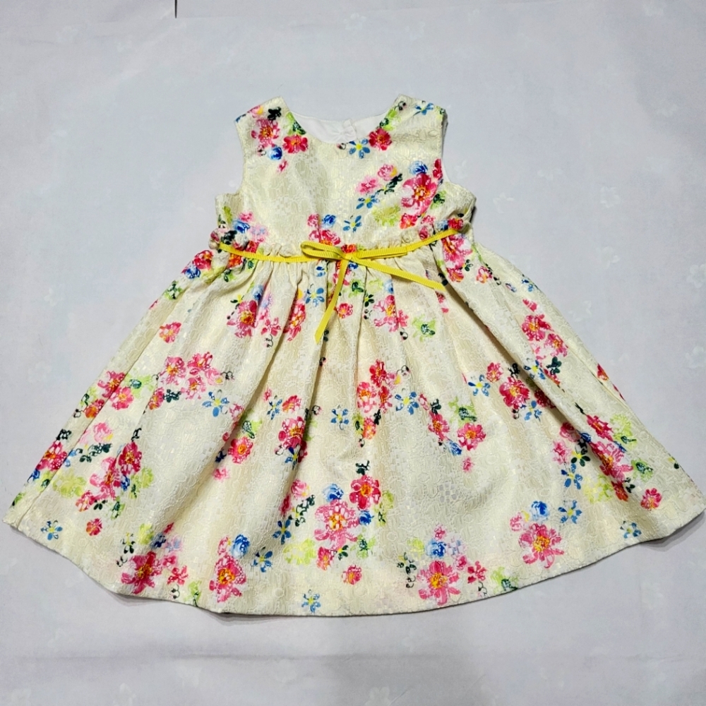 Blueberi Boulevard 24M Girls Lace Floral  Dress